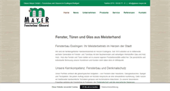 Desktop Screenshot of glaser-mayer.com